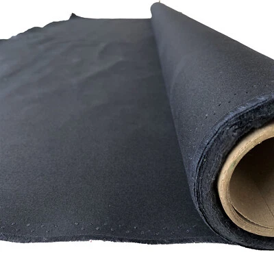 Marineblau Antik Gewachster Baumwollstoff Marine Qualität Oilskin Outdoor Jacken Kleidung - Bild 1 von 4