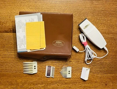 Cortapelos Sunbeam Clipmaster vintage 1958 modelo C con accesorios Foto 1 de 4