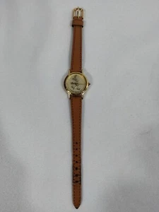 Vintage Lorus Walt Disney Topolino donna quarzo tono oro viso NON TESTATO - Foto 1 di 12