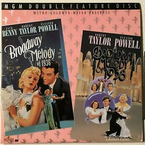 BROADWAY MELODY OF 1936 / OF 1938 Laserdisc LD [ML102745] MGM Double Feature