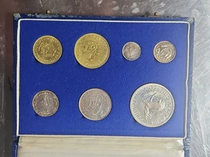 1964 South Africa Proof Set - 7 Coins - W/Box. (#20120) - Picture 1 of 11