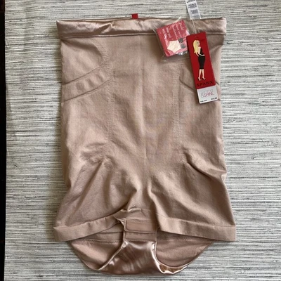 Spanx size Large Rose Gold Slimmer and Shine Build your own Bodysuit # 1457 NWT - Image 1 of 4