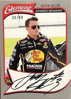 Austin Dillon 2011 Element Autograph 30/48 - Image 1 of 2