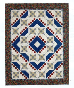 GLORIFIED MEDALLION QUILT PATTERN - Picture 1 of 1