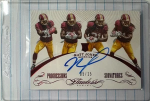 Matt Jones - Patch Auto 2015 Panini Progressions Impeccabile RC #FPS-MJ 05/15 - Foto 1 di 3