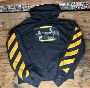 Off-White Caravaggio Painting Pullover Hoodie Schwarz - Gelb Größe Herren Large - Bild 1 von 12