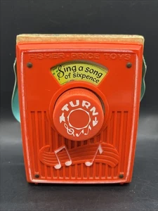 Fisher Price Music Box Pocket Radio Sing a Song of Sixpence Vintage 1967 Working - Picture 1 of 16