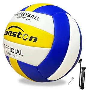 Volleyball Official Size 5 - Waterproof Indoor/Outdoor Soft Volleyball blue - Picture 1 of 7