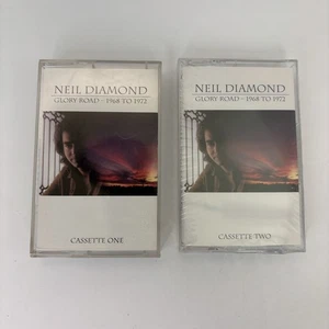Neil Diamond Glory Road 1968-1972 Cassette Tapes 1 & 2 Set One Sealed D7 - Picture 1 of 14