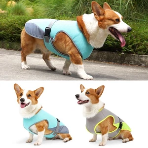 Outdoor Pet Cool Down Jacket Summer Cooling Dog Vest with Reflective Strips ☋ - Picture 1 of 18