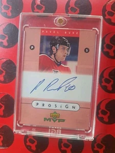 1999 Pavel Bure Prosign MVP Auto PB Signature Florida Panthers Vancouver Canucks - Picture 1 of 2
