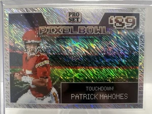 2024 Leaf Collective Pro Set Patrick Mahomes Pixel Bowl ‘89 Silver 5/5 - Picture 1 of 11