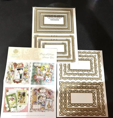 Crop At Home  Frame Dies Harder To Find Large Lot By Anna Griffin New Never Used - Image 1 of 4