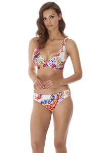 Top de bikini de natación FREYA rococó talla grande cachemira 34I y parte inferior corta regular M - Imagen 1 de 9