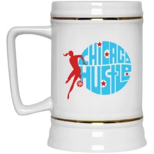 Chicago Hustle Beer Stein 22 oz. Ceramic | WBL Women's Basketball Team - Picture 1 of 7