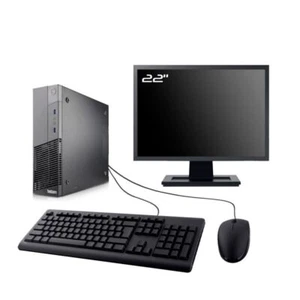 PC Lenovo M93p SFF Ecran 22" Intel I5-4570 RAM 32Go SDD 240Go W11 Wifi - Photo 1/7