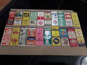 Vintage Matchbook Covers Advertising 20 No Matches Match Cover Hotel Restaurant - Picture 1 of 11