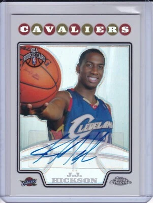 2008 TOPPS CHROME J J HICKSON ROOKIE AUTO REFRACTOR 10/476 - Image 1 of 2