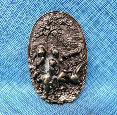 Hebilla de cinturón de baño para damas de colección años 70 Wyoming Studio obras de arte. PCB412 Foto 1 de 4