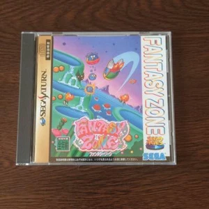 Used SEGA 1997 Fantasy Zone Sega Saturn SS Action / Shooter Japanese Retro Game - Picture 1 of 12