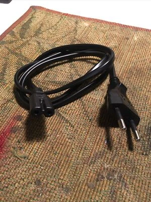 SP- 021A  I-SHENG 2.5 A  250V  EURO  Power Cable  2 Pin  2 Prong 3 Ft ( 91 cm ) - Image 1 of 4