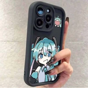 Miku Hatsune Anime do iPhone 11 12 13 14 15 Case Etui Futerał ochronny Cover TPU - Zdjęcie 1 z 8