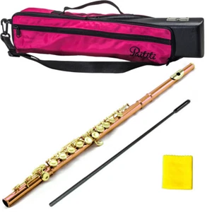 Nueva flauta rosa con orificio cerrado aprobado por SKY Band con teclas doradas extra gratis - Imagen 1 de 4
