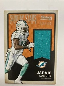 2015 PANINI SUNDAY STARS GAME WORN JERSEY /199 Short Print SP JARVIS LANDRY - Picture 1 of 3