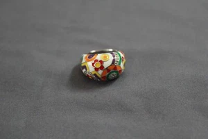 Belle Etoile Fiesta Ring Sterling 925 Italian Enamel Cubic Zirconia VR-1403101 - Picture 1 of 5