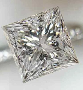 1.93 Ct Lab Grown CVD Diamond Princess Cut IGI Certified D Color (iF) Clarity A1 - Picture 1 of 5
