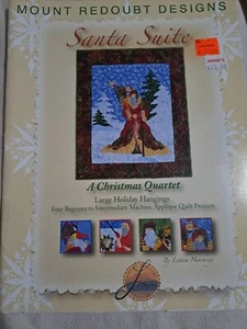 Santa Suite Christmas quilts applique pattern instruction book Mount Redoubt - Imagen 1 de 4