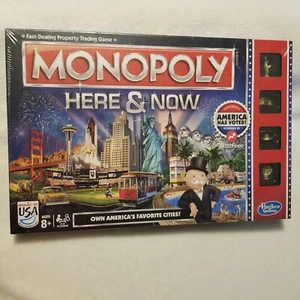 Monopoly Here And Now New Factory Sealed Board Game America Has Voted - Picture 1 of 3