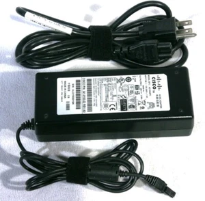 Cisco AD10048P3 48VDC 2.08A AC/DC Adapter with 2 Pin Connector - Picture 1 of 6