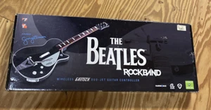 XBOX 360 Rock Band BEATLES GEORGE HARRISON Gretsch Guitar Wireless NEW OPEN BOX - Picture 1 of 13