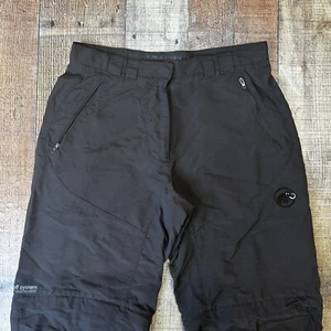 Mammut Brown Zip-off System Nylon Lightweight Hiking Trekking Pants Womens 28 - Picture 1 of 16