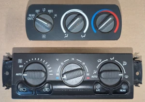 Chevy GMC 2003-06 - controles de aire acondicionado delantero y trasero - Imagen 1 de 8