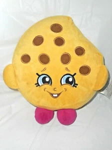 Shopkins 2013 Large 11” Kooky Cookie Plush Moose Pillow Toy Smiley Face Bright - Picture 1 of 12