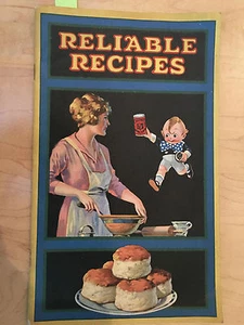 Vintage Reliable Recipes Booklet from Claumet Baking Powder 14M28 - Picture 1 of 4