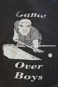 Camisa polo Dooley's Pool Hall para hombre XL gris billar piscina - Imagen 1 de 7
