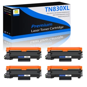 TN830 TN830XL Toner Cartridge for Brother HL-L2460DW DCP-L2640DW MFC-L2820DW - Picture 1 of 23