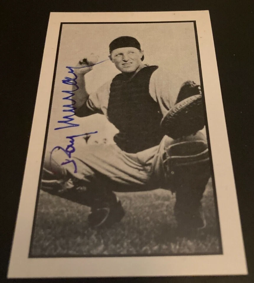 Ray Murray - Signed 1983 C.C.C. 1953 Bowman B&W REPRINT Card - Dec. 2003 - Image 1 of 1