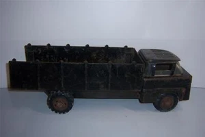 Marx Army 1960's Troop Carrier Truck Press Steel Parts-Restore 18 1/2 " Long - Picture 1 of 8