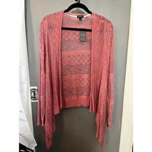 Torrid size 2 Coral pink cardigan sweater lightweight - Picture 1 of 4