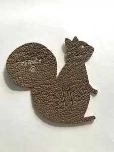 HERMES PETIT H SQUIRREL MINI CHARM IN GREY - BRAND NEW!!! - Picture 1 of 3