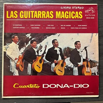 Cuarteto Dona-Dio, Las Guitarras Magicas, Mexican Lp, Tape On Cover, Mariachi Foto 1 de 4