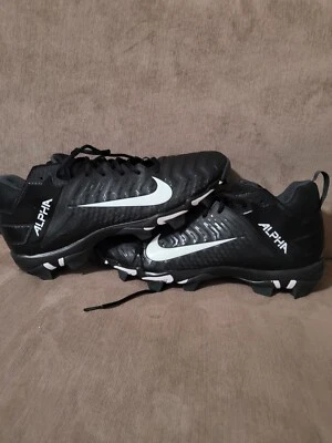 NWOB Nike Alpha Menace 2 Shark Black Mens 13 Football Cleats S57 - Image 1 of 4