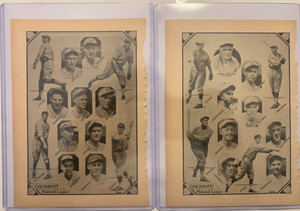 1931 Spalding CINCINNATI REDS EPPA RIXEY PLAYER PHOTOS 5"x7"