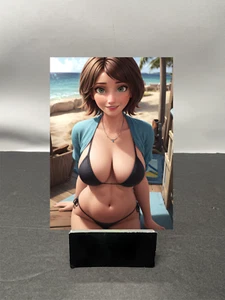 Tarjeta coleccionable de arte personalizado de anime de tía Cass Waifu NSFW DISPONIBLE W3427 - Imagen 1 de 2