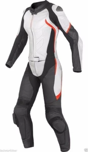 Damen Motorrad Lederkombi 2-Teiler Racing Anzug Lederjacke 42 44 46 48, 23 24 25 - Bild 1 von 5