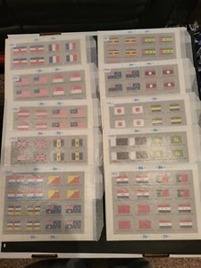 Fogli Bandiera 1980-1989 (come nuovi mai incernierati) - (IMPECCABILI) - Foto 1 di 1